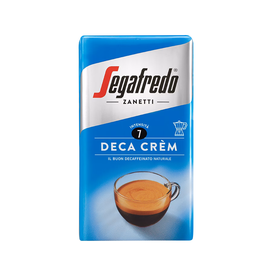 Produktbild: Kaffee Segafredo Deca Crèm, gemahlen, 250 g, aromaversiegelte Verpackung